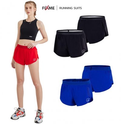 (แท้100%) กางเกงวิ่งขาสั้น 3นิ้ว  (ซับกางเกงใน) กางเกงวิ่งสายความเร็ว น้ำหนักเบาสุดขีด Fixme